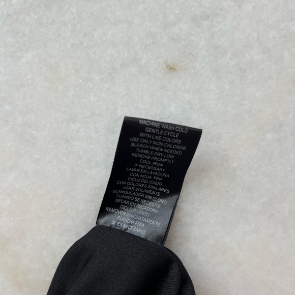 DEAL! $20! Chetta B Textured Black Dress Scoop Fit Flare Flirty Knee Length - Picture 7 of 7